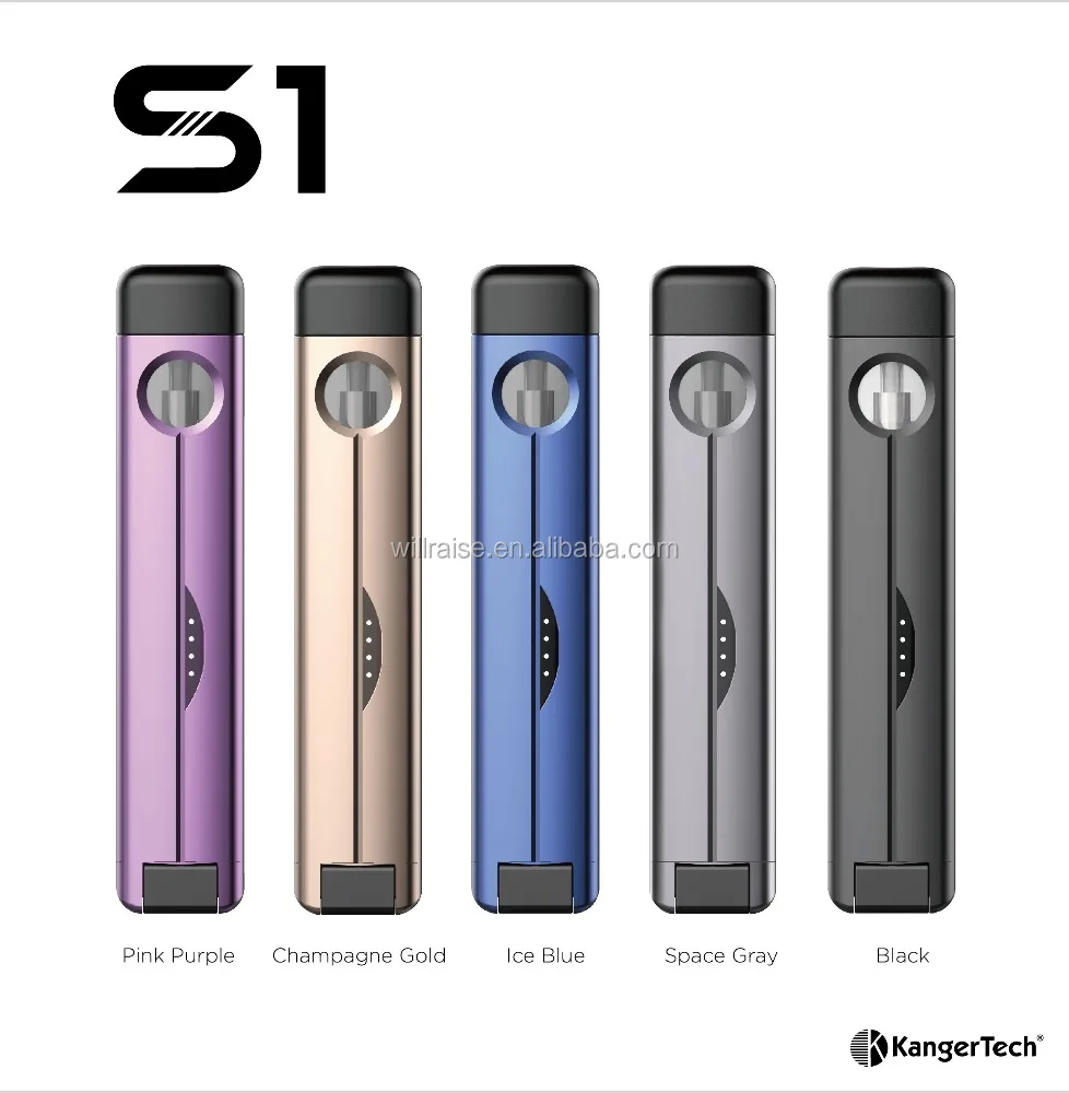 Kangertech S1 одноразовая электронная сигарета 1,2 мл капсула Kanger новый продукт S1 vape kit USB порт