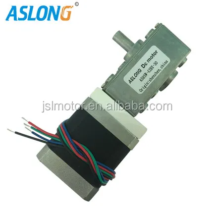 A5840-42BY Worm Stepper  Gear  Motor With 1.8 Degree 2phase 4wires stepping gear motor hubing gears reductor factory supply