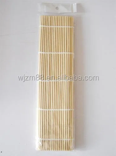 Natural bamboo sushi rolling mat 24x24cm
