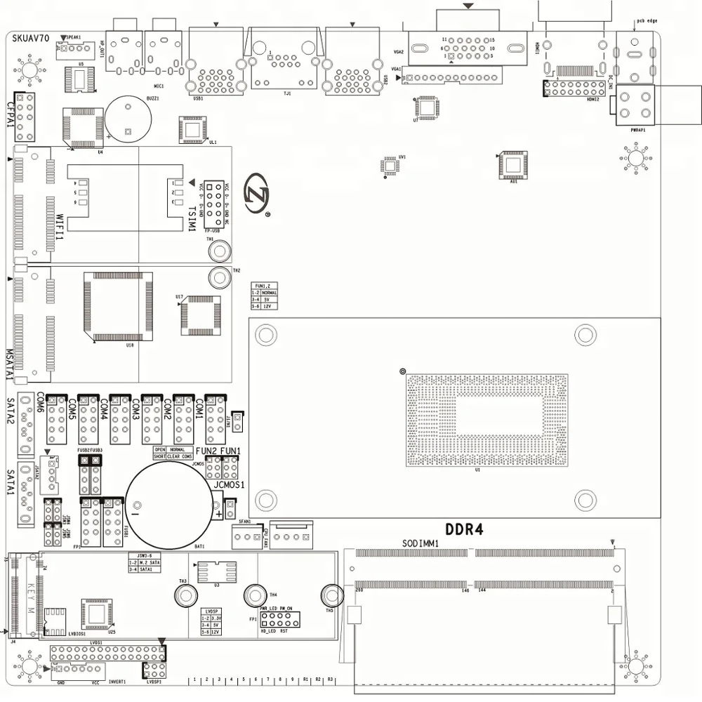 pos machine all in one machine ATM TV BOX Video player Motherboard with onboard CPU Intel I3 I5 I7