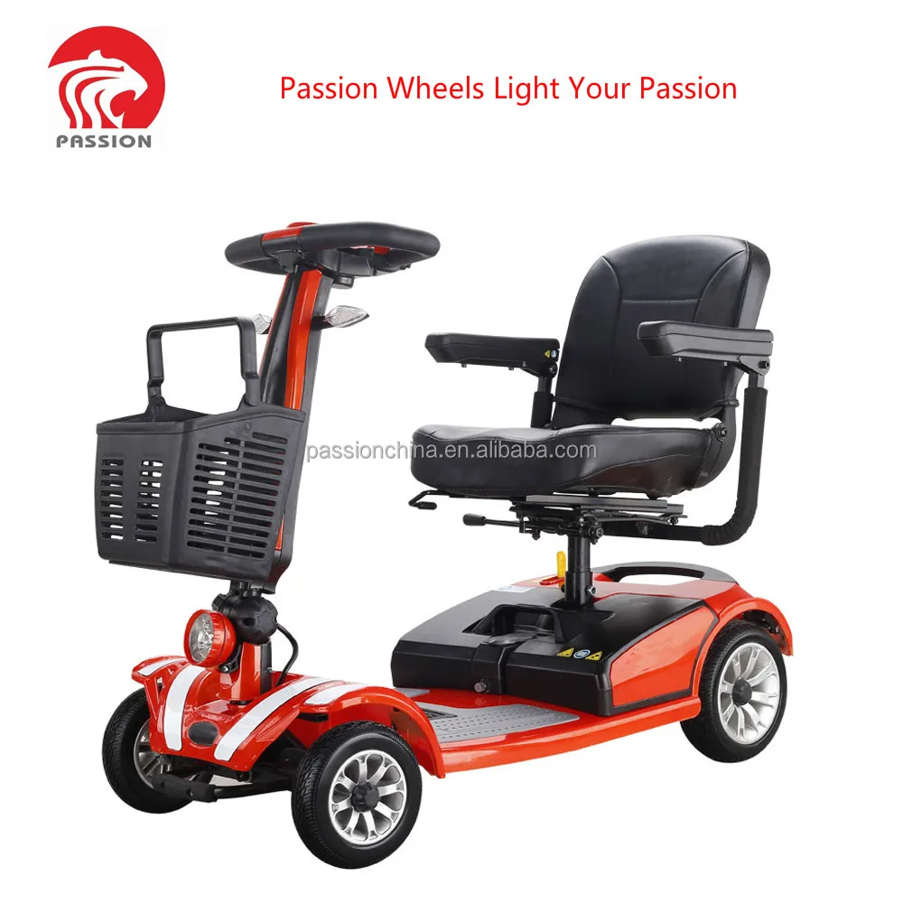 Safe 4 wheel electric mobility scooter for elderly with high quality