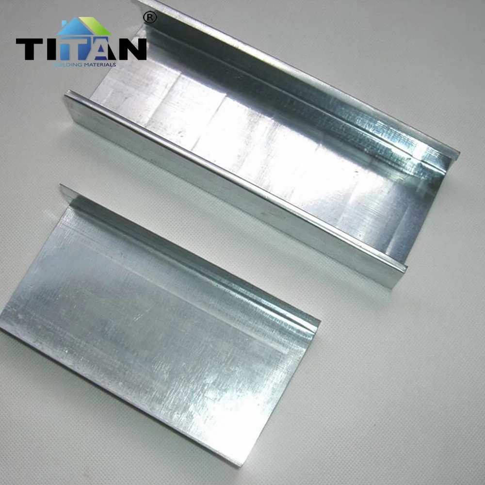 Galvanized Steel Profiles For Gypsum Metal Studs Track