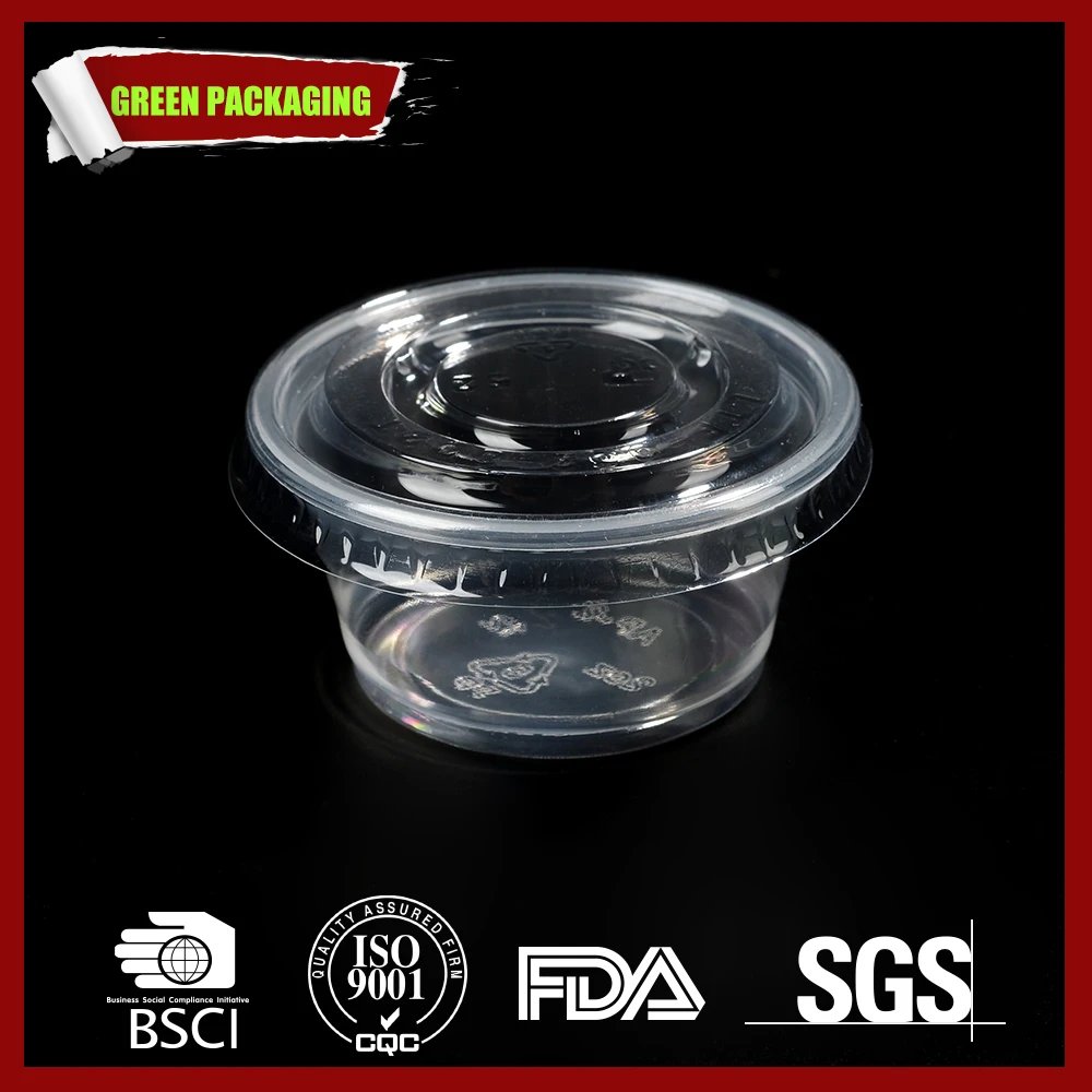 100ml clear portion cup/ small clear plastic cup/ 3.25oz clear disposable pet portion cup