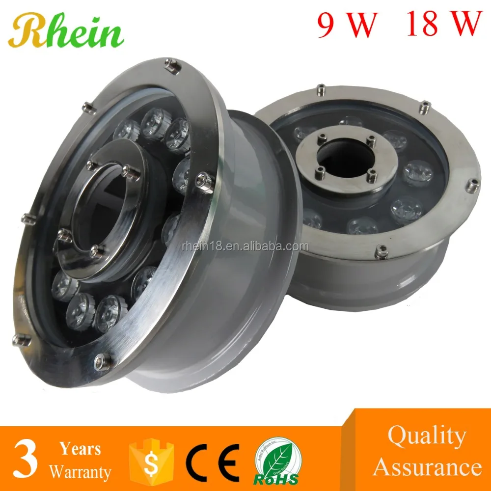 
2018 Hot Products Underwater Lamps 6W IP68 RGB LED Fountain Lights 12V 24V 