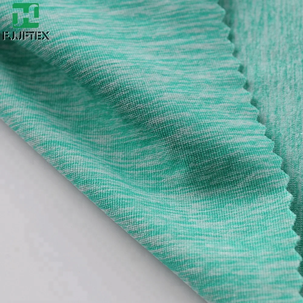 High elastane stretchable yarn dyed knitted polyester lycra sportswear leggings fabric