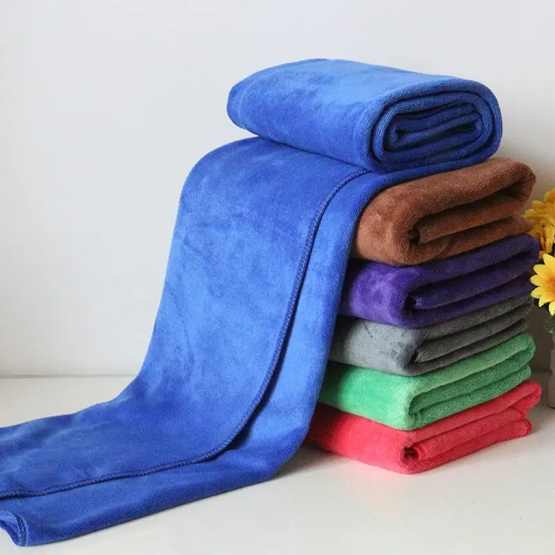 Custom size available 80% polyester 20% polyamide 200-400gsm microfiber towel