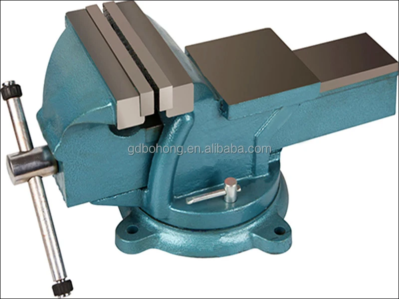 3/4//6/8/10 Inch Bench Vise with 360-Degree Swivel Base