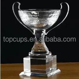 Crystal globe trophy