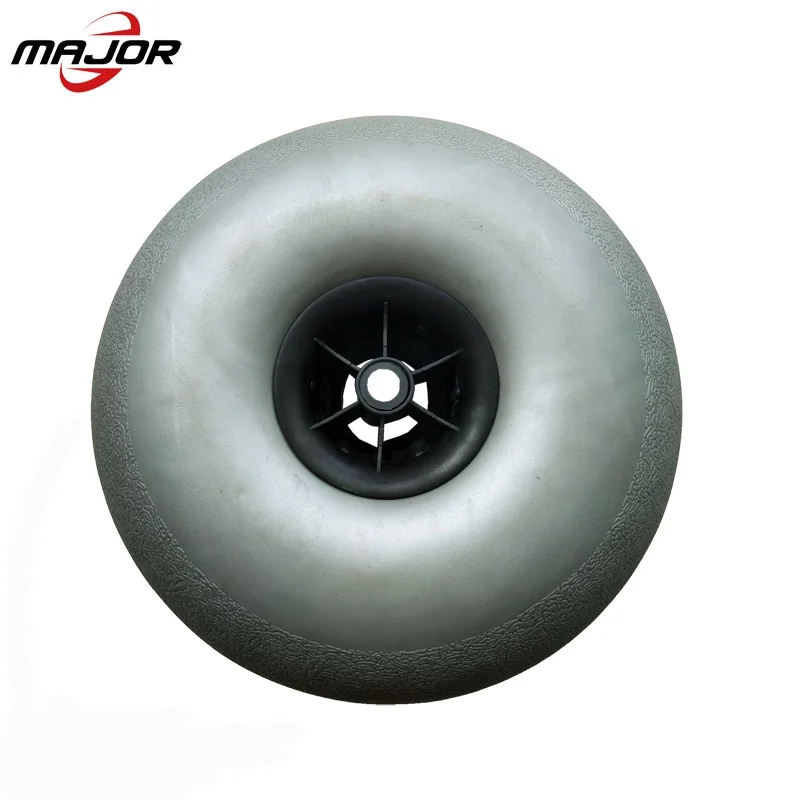 Jet ski trailer and kayak beach cart balloon wheels with low pressure PU PVC balloon tires Beach cart balloon wheels
