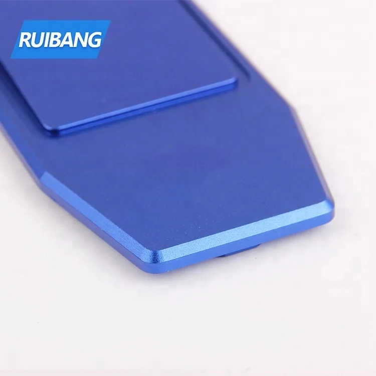 Custom precesion aluminum medical accessories with blue anodize