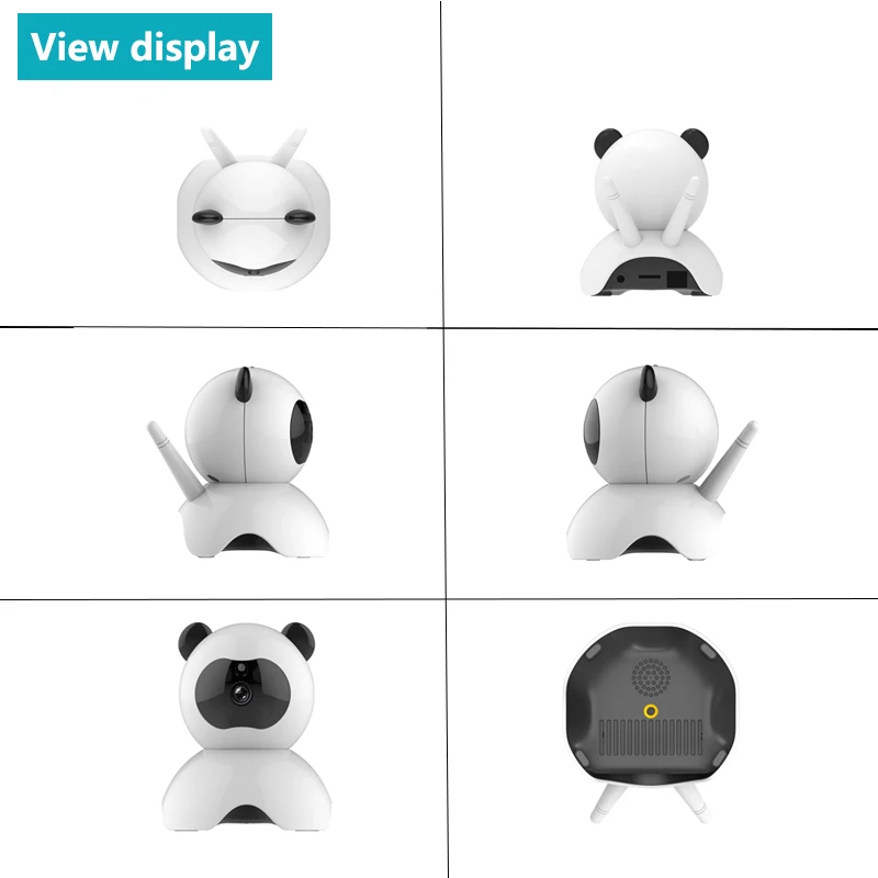 PANDUN Smart Camera Baby Monitor WiFi IP Surveillance Camera 1080P Camera with Motion Detection Two Way Audio and Night Vision