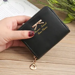 Fashion New Style Hot Selling bow-knot Short Section Wallet For Women,Lady Small Coin Purse Card Holder