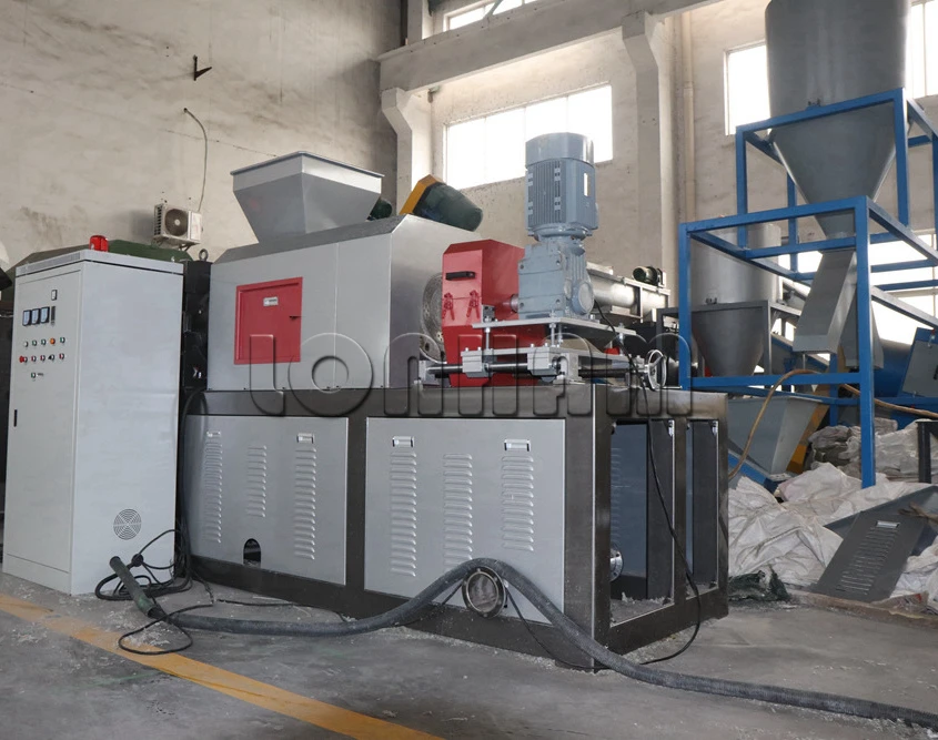High Capacity Plastic PE PP Agriculture Film Squeeze Dryer Machine