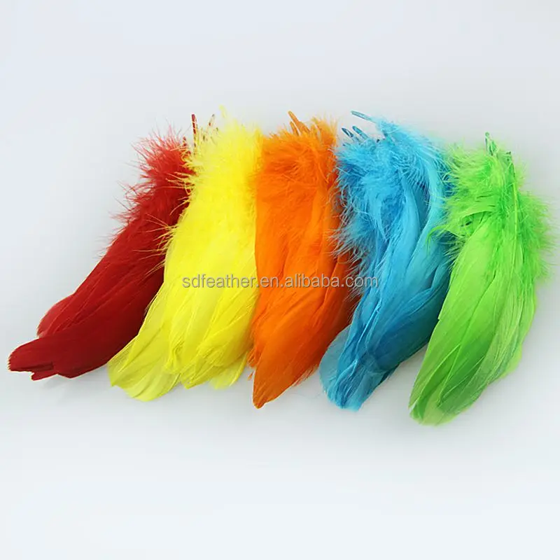 10-15cm Goose Feather Enough Stock Craft Feather Material Natural Goose Feather for Hair/Dress Decoration Accessories