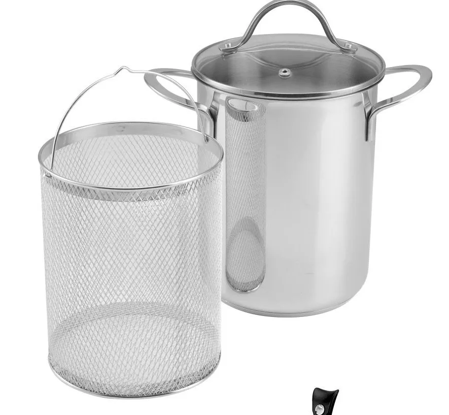 Sa-12091 посуда кастрюли с корзиной индукционная плита 304 из нержавеющей стали спаржа посуда