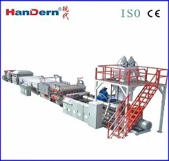 Polypropylene sheet cutting machine PP corrugated sheet extruder 2400mm hollow sheet equipment