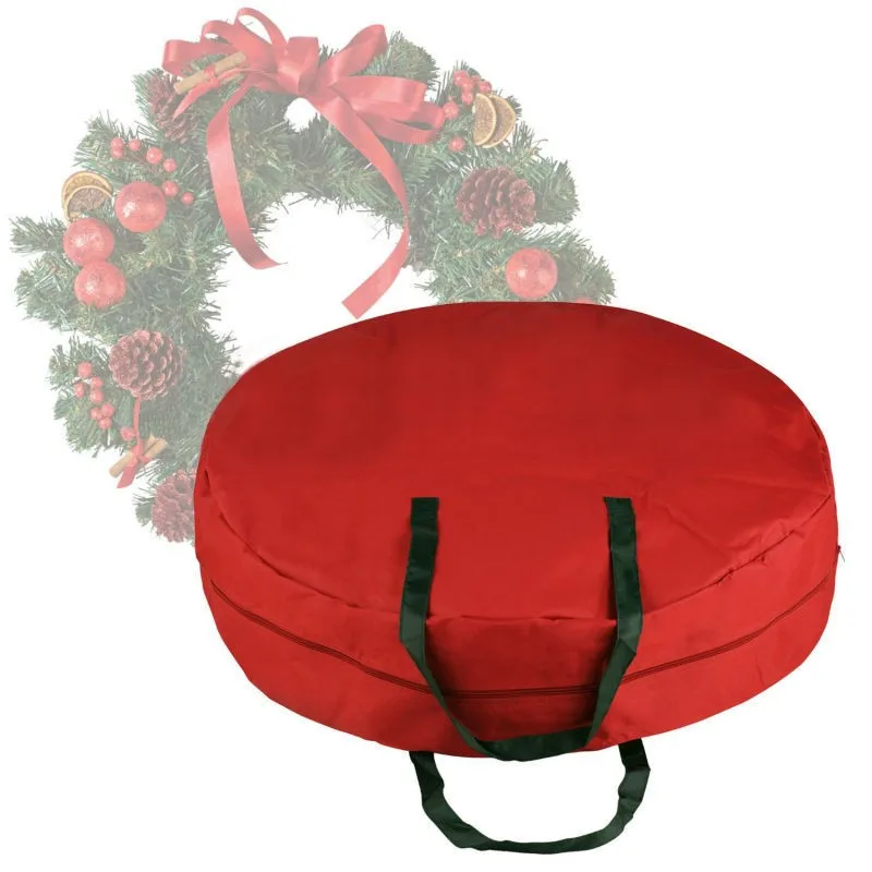 kly Christmas Xmas Wreath Premium PE Personalized Tree Storage Bag