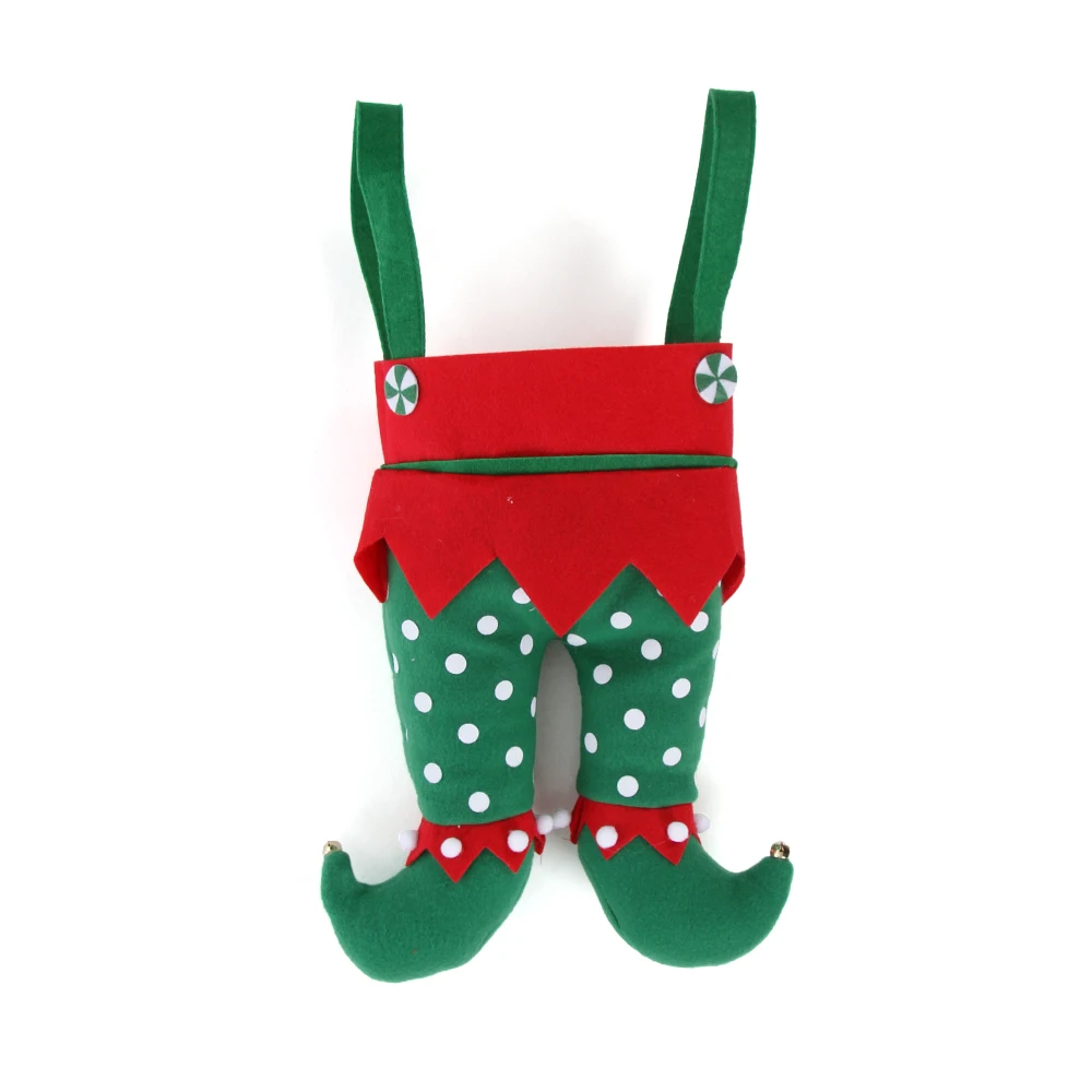 Wholesale Personalized Beautiful Elf Pants Christmas Stockings