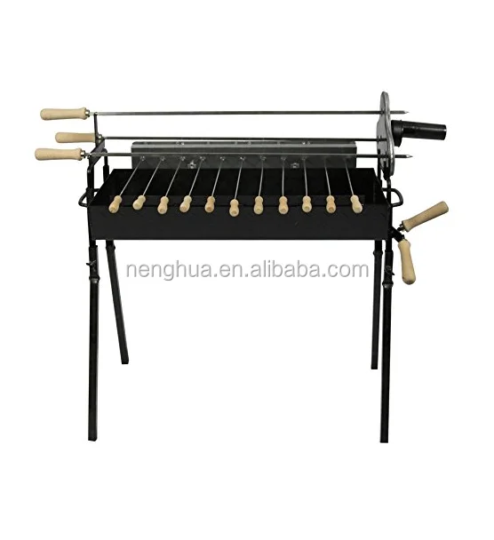 Full Automatic Rotisserie Charcoal BBQ Grill