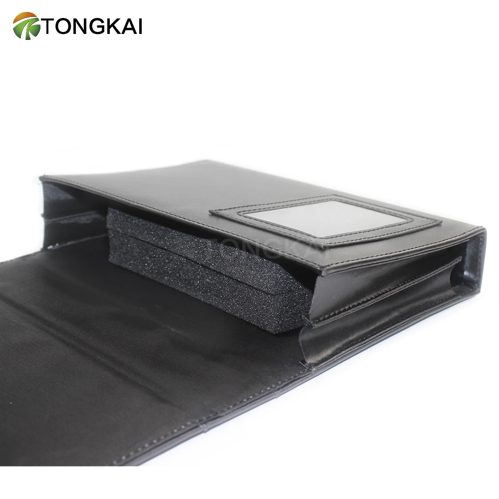 Custom Auto Leather Car Registration Documents Wallet / Case/ Organizer/Folder Holder Bag for Car Manual