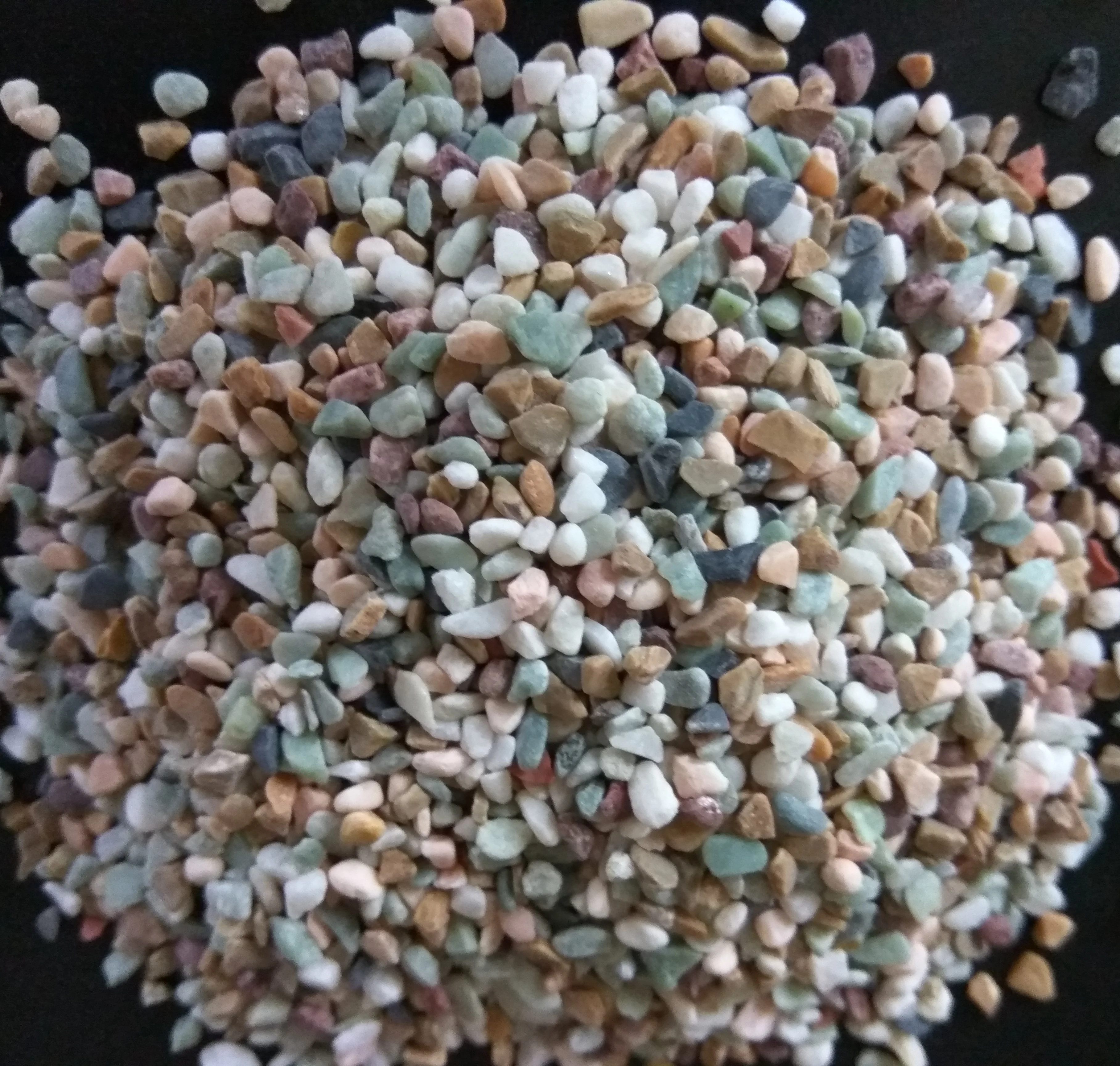 Красочный Пейзаж раздавленный камень Гравий