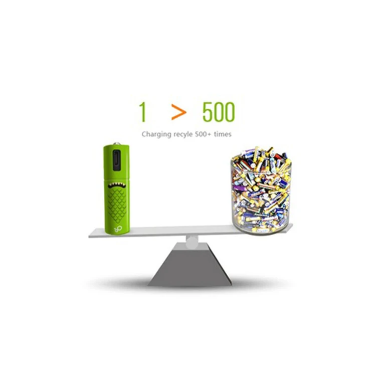 Top Sale Micro usb port AA battery pack 1.2V 1.5V Ni Mh Rechargeable batteries AAA 450mah for camera flashlight