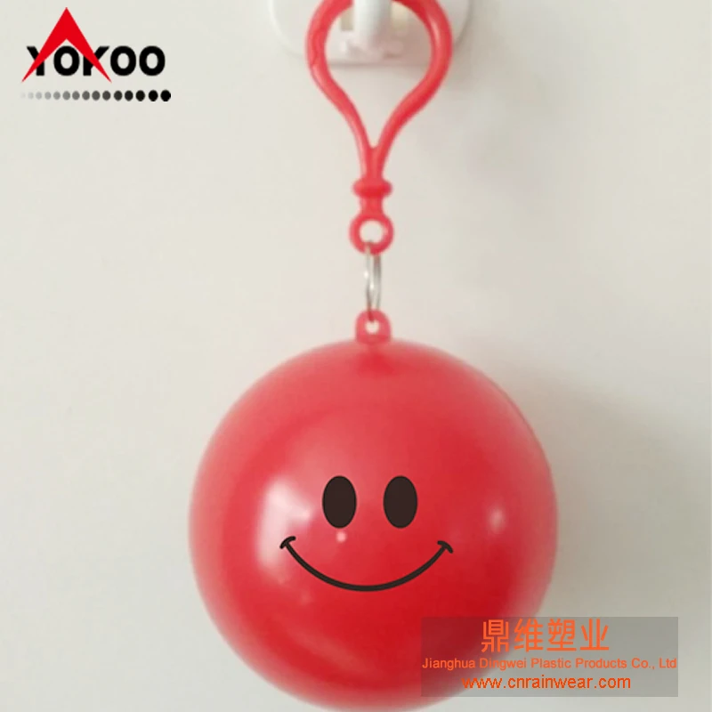 
100% водонепроницаемый одноразовый брелок-пончо с логотипом на заказ 