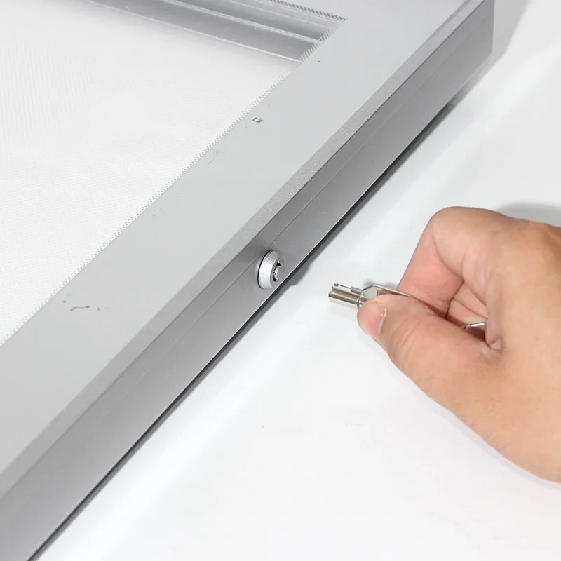 IP65 Outdoor Aluminium LED Advertising Lightbox A1 Size  Lockable Water-proof Aluminum Frame LED Light Box