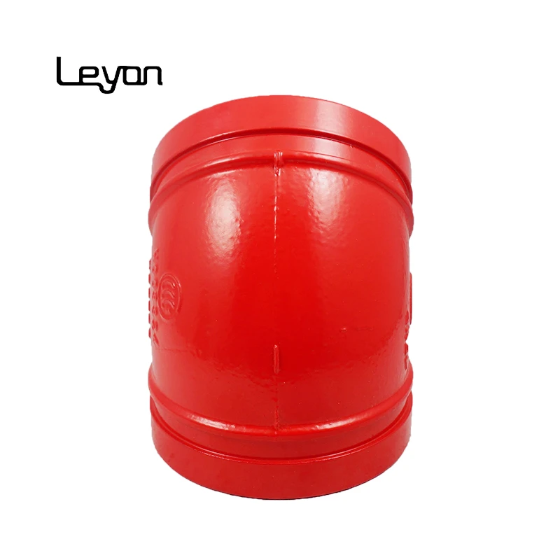grooved pipe fitting Ductile Iron Pipe Fittings Grooved Elbow with FM Certificated
