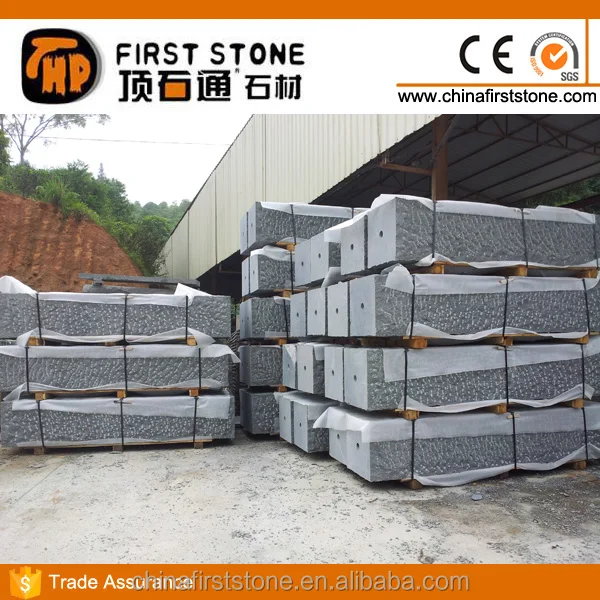  Поверхность ананаса темно-серый гранит грубая отделка твердая колонна