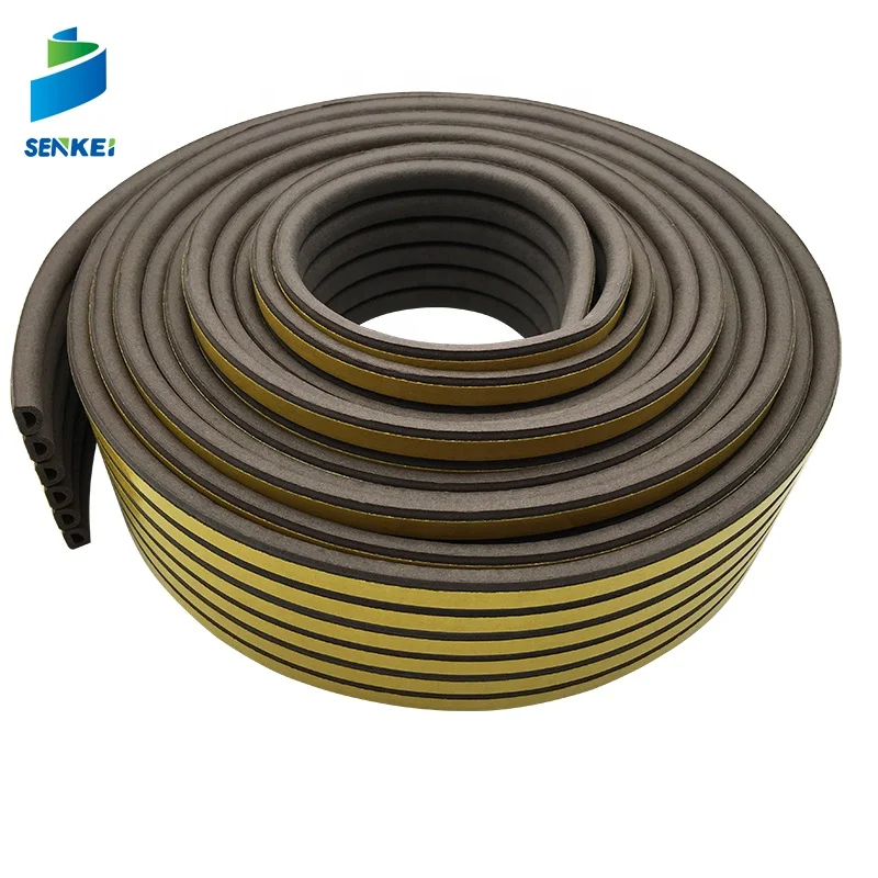 Weather Stripping Heat Resistant Foam Insulation Tape Self Adhesive Door Windows Seal Strip Epdm Rubber Weatherstrip Soundproofi