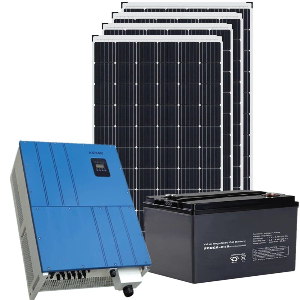 Newest flat roof pv solar mounting 10KW off grid solar panel system