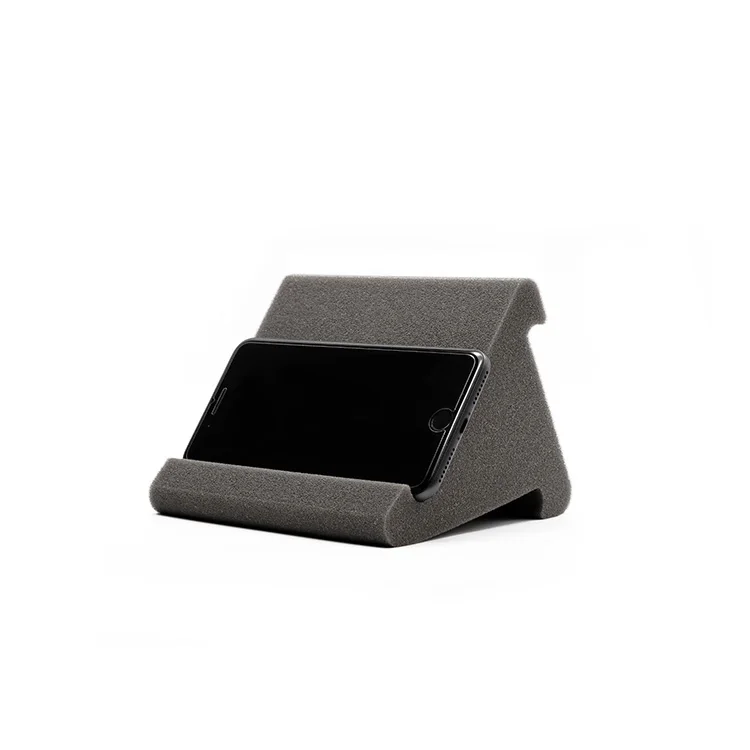 Portable Triangle Tablet Pillow Holder Stand Stylish sponge Wedge Pillow Angled Cushion for PC Tablet mobile phone