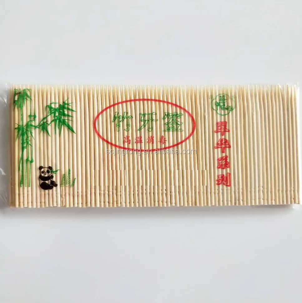 One/double Sides Bamboo Toothpicks in Transparent  Bag