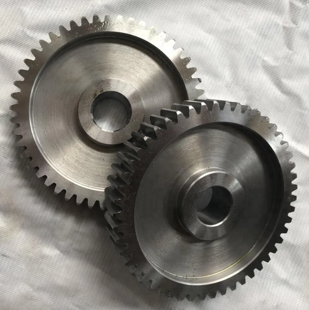 
Customized large cnc machining stainless steel big spur helical gear wheel 5M-50T 