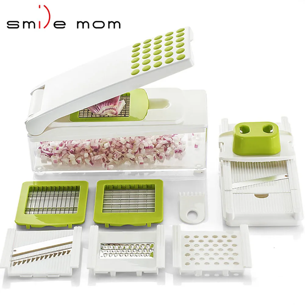 wholesale plastic chopper vegetable slicer dicer Food Chopper Cuber Cutter as seen on tv