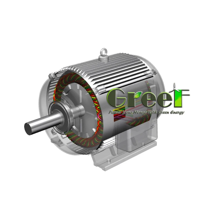 0.5kW - 5000kW Easy Maintenance Permanent Magnet Generator, Long Lifespan Low rpm Alternator cheap price