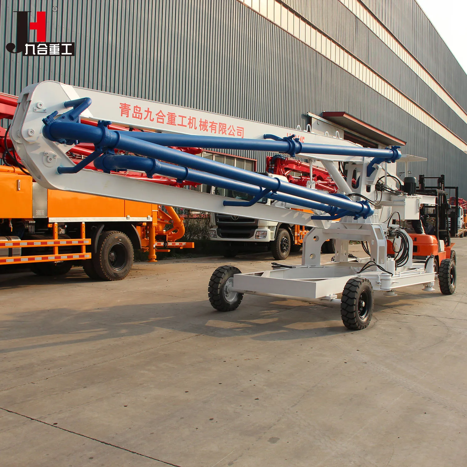 15m 17m 18m 21m 23m Spider concrete placing boom/concrete pump distributor /stationary concrete placing boom