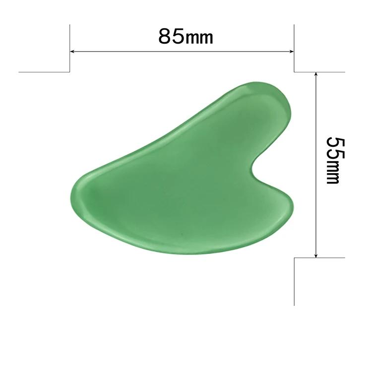 Hot Selling Rose Quartz Guasha Stone Massager Butterfly Shaped Rose Crystal Gua Sha