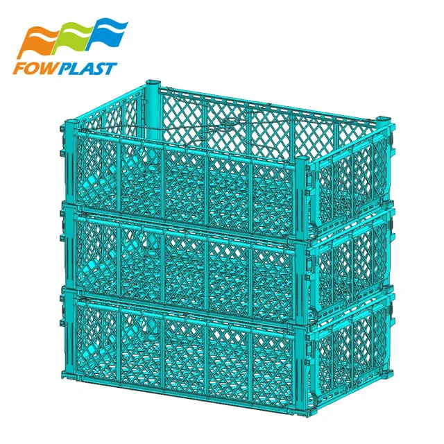 
plastic foldable fruit crate 