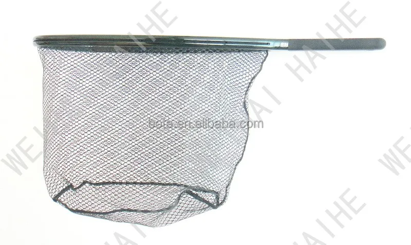 Rubber Coated Net Bag Fly Fishing Carbon Landing Net
