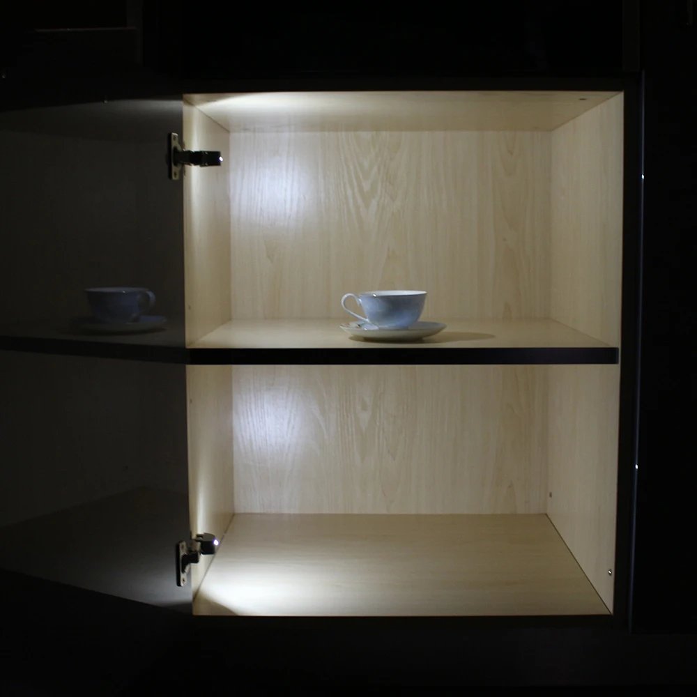 Small easy instal led sensor lights, led battery operated lights for cabinet door