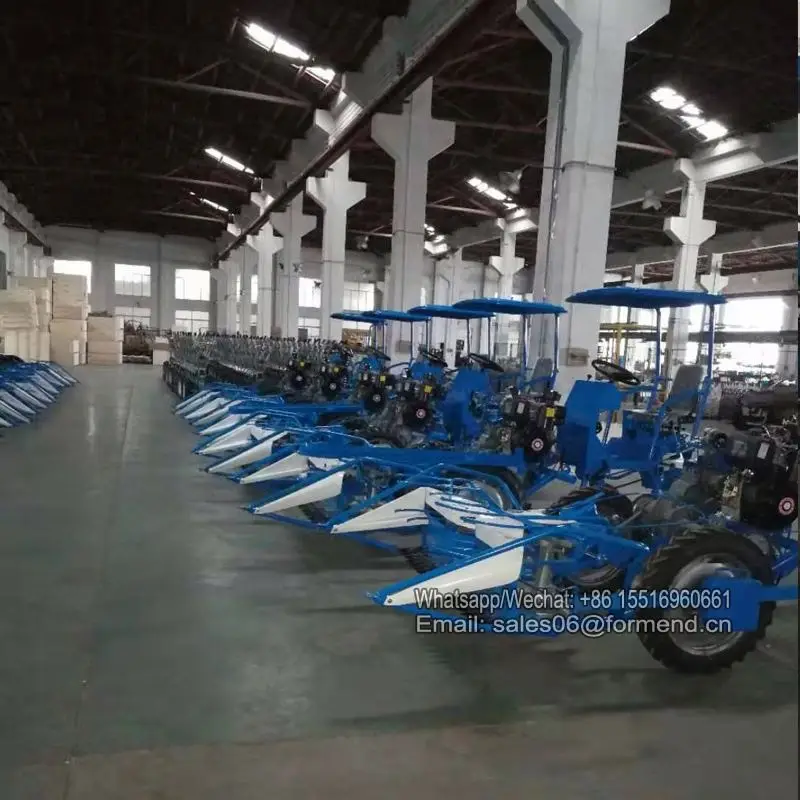 2019 new model 4 wheels BCS diesel paddy small rice reaper binder machine price