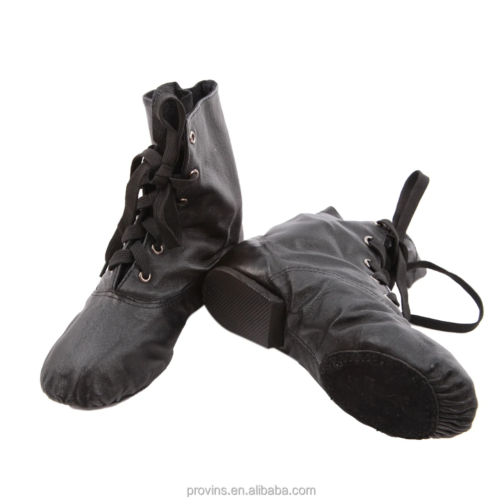 Dansgirl Leather Jazz Dance Boots Shoes