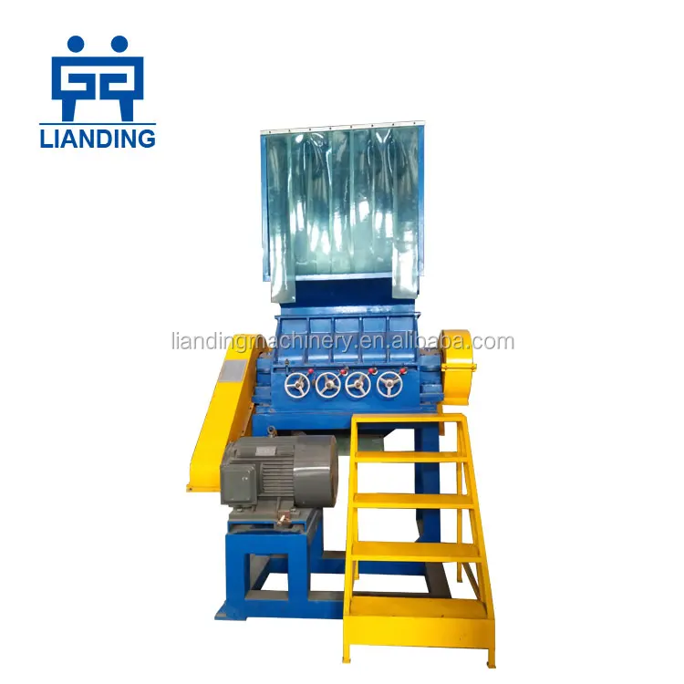 PET PP PE HDPE PVC waste plastic crusher machine