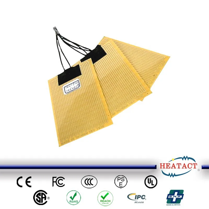 Taiwan customized high frequency Electric flat polyimide film heater