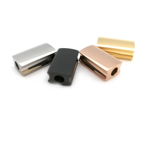 
Wholesale 316L Stainless Steel Metal Beads Jewelry Making Accessories Customized logo engraved 