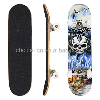 Cheap Custom Wooden Skateboard with 4 Wheel for Adult
