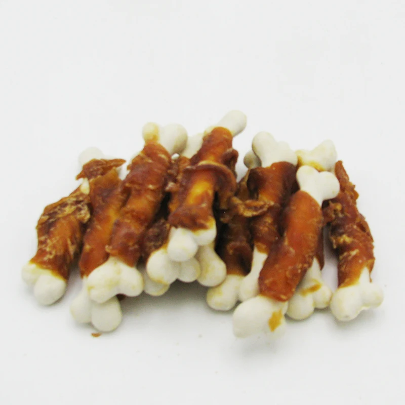 Adult dog real nature dog food Chicken Wrap Cube Dental Bone