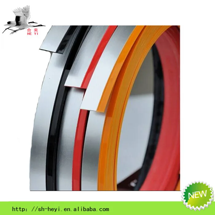 
furniture accessories 3mm Wood Grainh high gloss pvc edge banding edge banding tape for particle board 